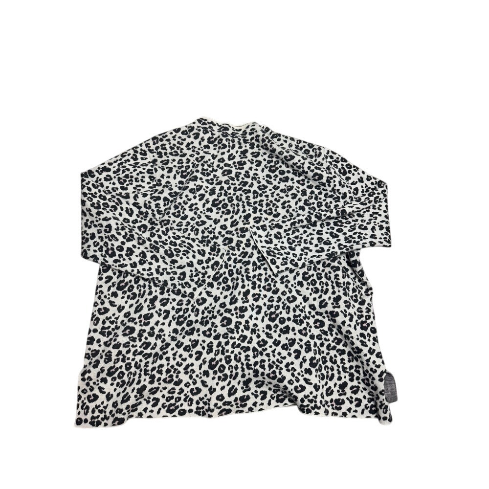 LOFT Plus Leopard Print Knit Top Long Sleeve Mock Neck Sweater 24/26‎